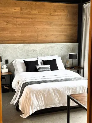 Cama o camas de una habitación en Upscale 2BR 2BA Apt w incredible Mountain Views
