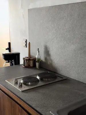 Una cocina o zona de cocina en Upscale 2BR 2BA Apt w incredible Mountain Views