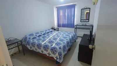 Cama o camas de una habitación en Casa con alberca en Zona Diamante