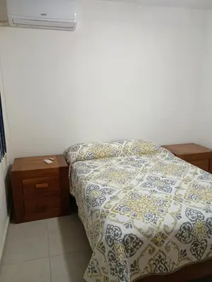 Cama o camas de una habitación en Casa con alberca en Zona Diamante