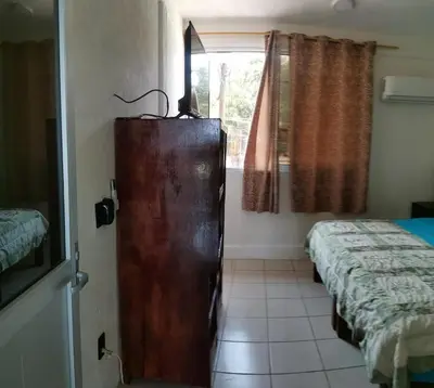 Cama o camas de una habitación en Mar y Luna vista espectacular