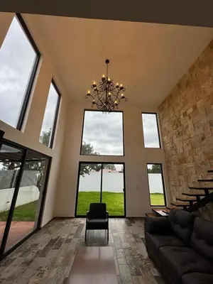 Zona de estar de Malintzi Garden House