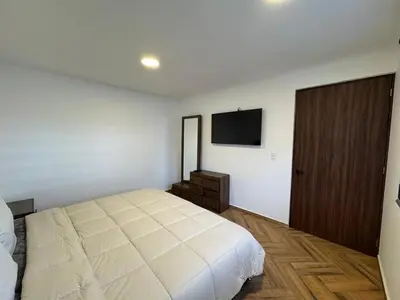 Cama o camas de una habitación en Malintzi Garden House