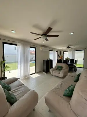 Zona de estar de Casa Mango