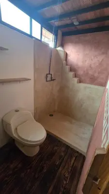 Un baño de Casa del Árbol Hostel Xochimilco