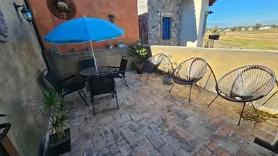 Un patio o zona al aire libre en Loft 49 Valquirico