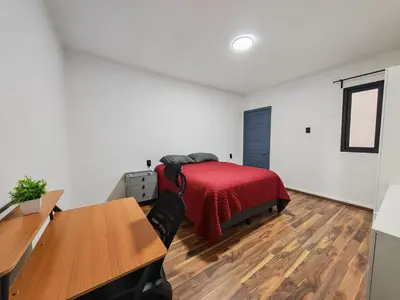 Plano de Depa con Netflix - Cocina equipada - 8 huéspedes