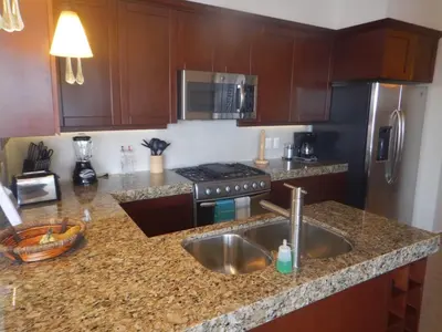 Una cocina o zona de cocina en Puerto Escondido, 2 Bedroom Ocean View Condo