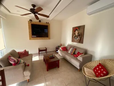 Zona de estar de Puerto Escondido, 2 Bedroom Ocean View Condo