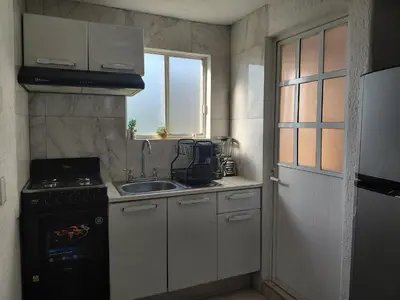 Una cocina o zona de cocina en Villas la palma