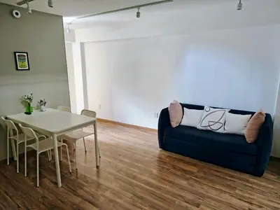 Zona de estar de Casa Matamoros en Oaxaca