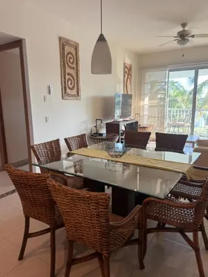Plano de Depa en Acapulco Diamante - Albercas, Canchas y Jardines Apartment in Acapulco Diamante - Pools, Sports Courts and Garden Views