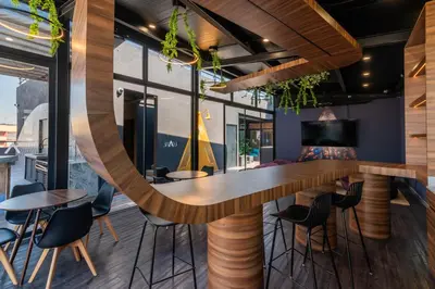 Zona de estar de Luxury Apartment in Narvarte 104