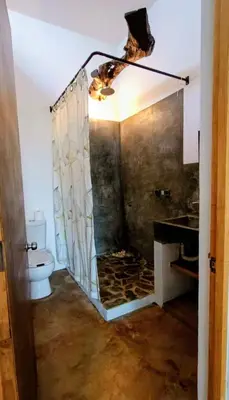 Un baño de Casa Tepoztli