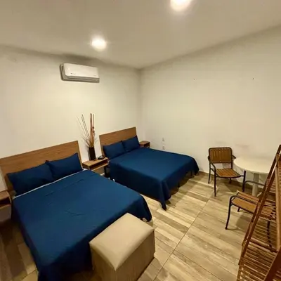 Zona de estar de Casa Huamuche, warm and full of charm