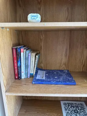 Biblioteca en el apartamento