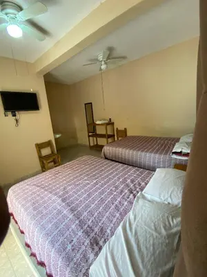 Cama o camas de una habitación en Casa de los Abuelos