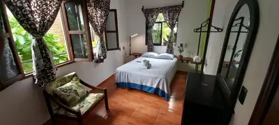 Cama o camas de una habitación en Casa Helechos