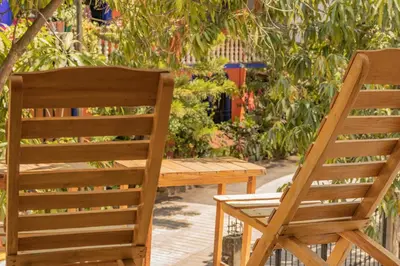 Jardín al aire libre en Casa Helechos
