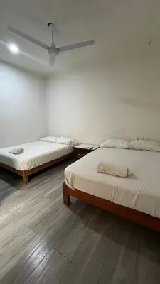 Cama o camas de una habitación en Loft Guelaguetza B