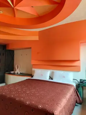 Cama o camas de una habitación en Motel Éxtasis