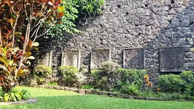 Jardín al aire libre en Casa Jardín del Alma