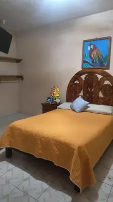 Cama o camas de una habitación en Hotel Ricarda Yopes