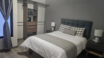 Cama o camas de una habitación en Suite Perote