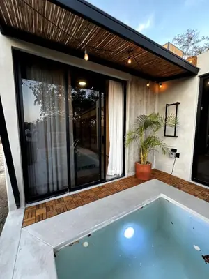 Piscina en o cerca de Casa de descanso, cerca de la playa