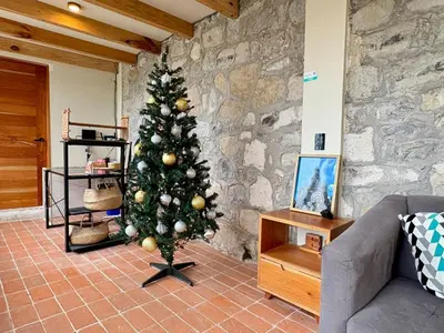 Zona de estar de Cabañas Las Camelias