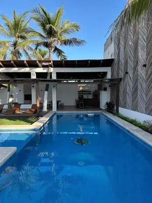 Piscina en o cerca de Balam Sunset Villa- Seaside Luxury Retreat