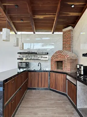 Una cocina o zona de cocina en Balam Sunset Villa- Seaside Luxury Retreat