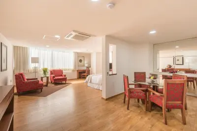 Zona de estar de Suites Perisur Apartamentos Amueblados