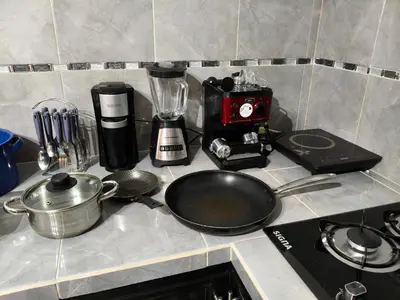Una cocina o zona de cocina en Casa en Residencial 2 ríos 4 camas 3 habitaciones
