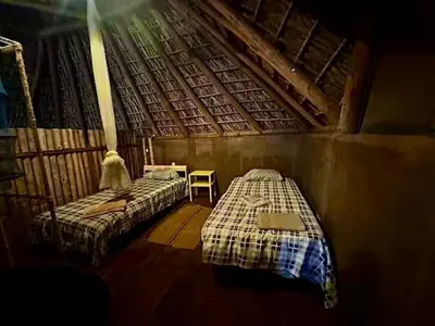 Cama o camas de una habitación en Villa Naila