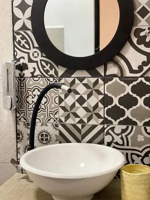 Un baño de Casa en el Centro 7BR para 16 personas