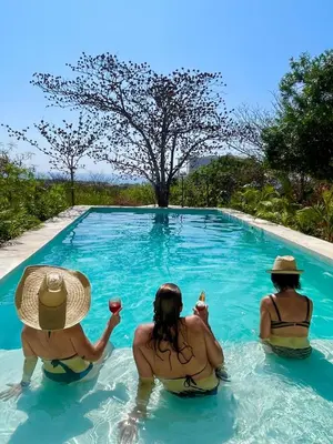 Piscina en o cerca de Villa Cuachalalate - Puerto Escondido