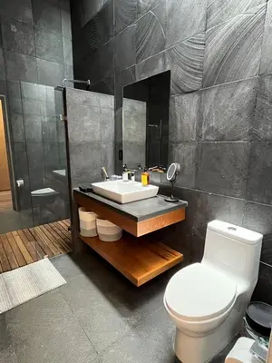 Un baño de Casa Carmen Etla