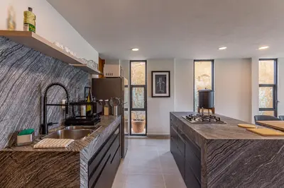 Una cocina o zona de cocina en Casa Encino - Oasis to share