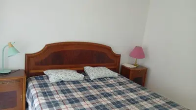 Cama o camas de una habitación en Casa de 4 recámaras