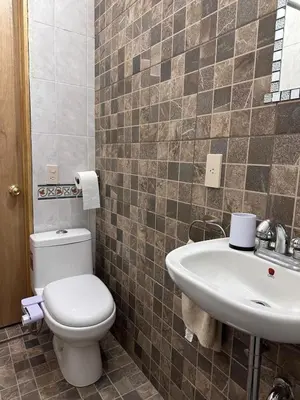 Un baño de Casa Rústica del pedregal