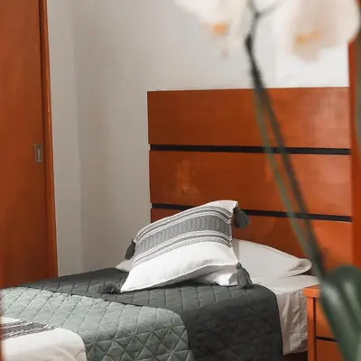 Cama o camas de una habitación en Hotel Boutique Canto Del Agua