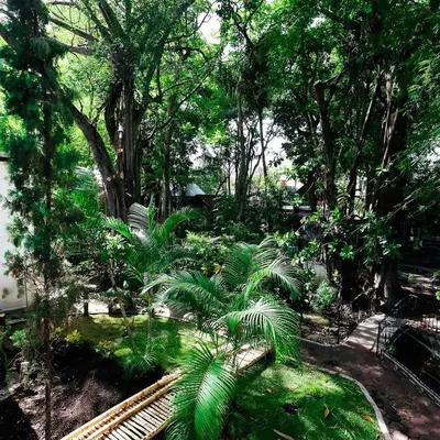 Jardín al aire libre en Hotel Boutique Canto Del Agua