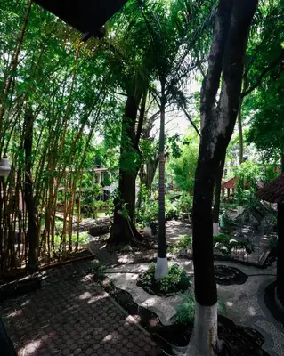 Jardín al aire libre en Hotel Boutique Canto Del Agua