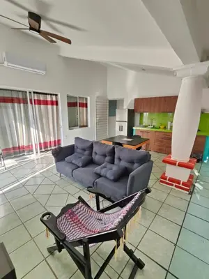 Zona de estar de Casa Los Mangales