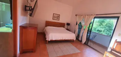 Cama o camas de una habitación en Posada Sarita