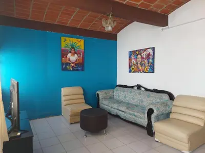 Zona de estar de In Oaxaca Casa RodSa