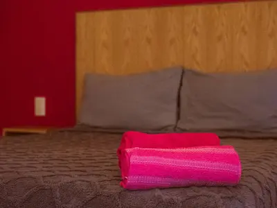 Cama o camas de una habitación en Casa Porta Rosa