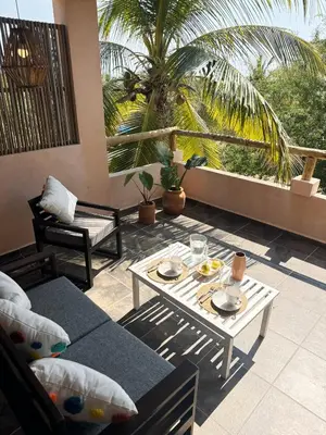 Un balcón o terraza de Habitaciones en Casa Icaco, Naturaleza junto al mar