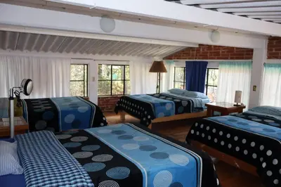 Cama o camas de una habitación en Casa Xitle